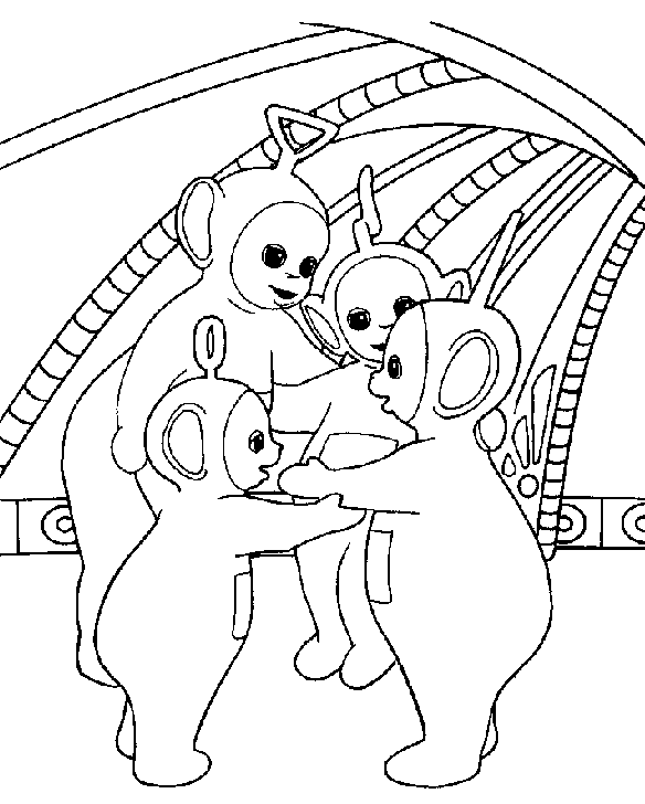 Dessin à colorier: Télétubbies (Dessins Animés) #49846 - Coloriages à Imprimer Gratuits