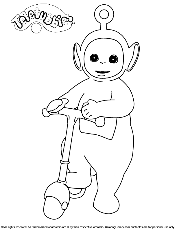 Dessin à colorier: Télétubbies (Dessins Animés) #49858 - Coloriages à Imprimer Gratuits