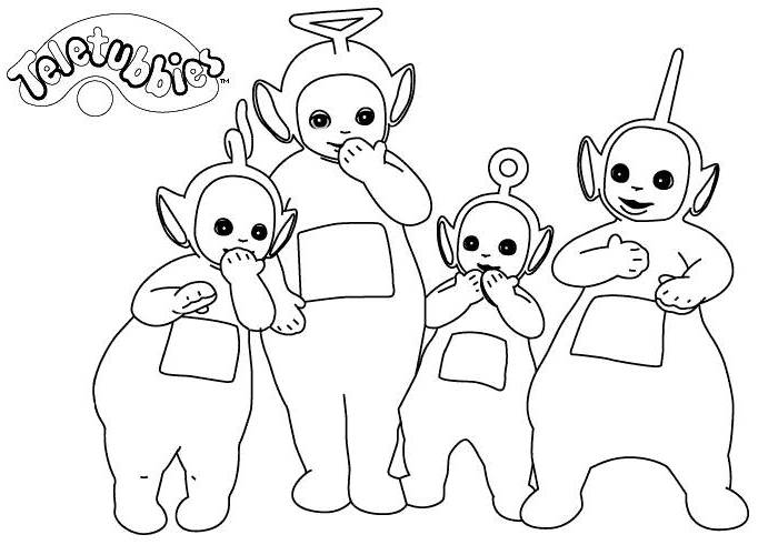 Dessin à colorier: Télétubbies (Dessins Animés) #49859 - Coloriages à Imprimer Gratuits