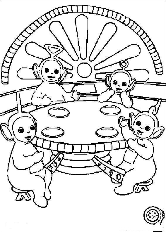 Dessin à colorier: Télétubbies (Dessins Animés) #49897 - Coloriages à Imprimer Gratuits