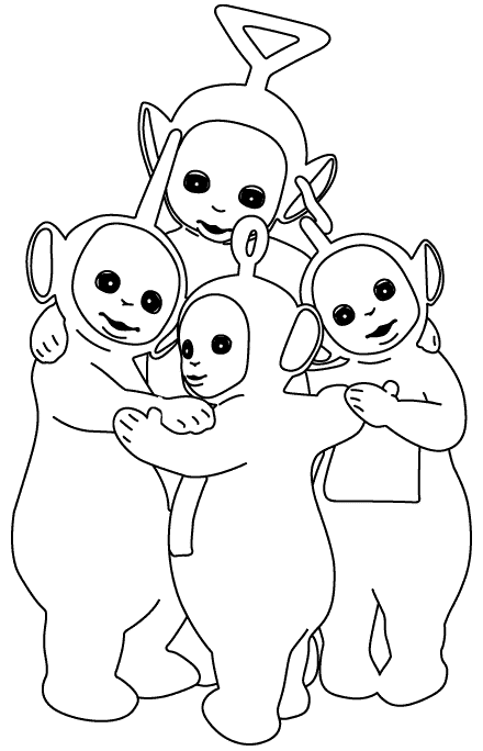 Dessin à colorier: Télétubbies (Dessins Animés) #49905 - Coloriages à Imprimer Gratuits