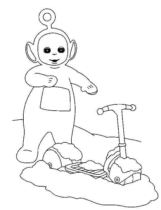 Dessin à colorier: Télétubbies (Dessins Animés) #49908 - Coloriages à Imprimer Gratuits