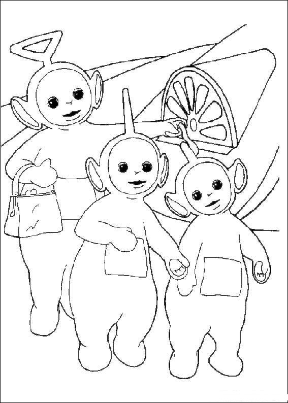 Dessin à colorier: Télétubbies (Dessins Animés) #49917 - Coloriages à Imprimer Gratuits