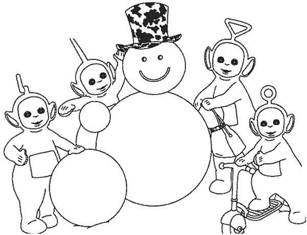 Dessin à colorier: Télétubbies (Dessins Animés) #49919 - Coloriages à Imprimer Gratuits