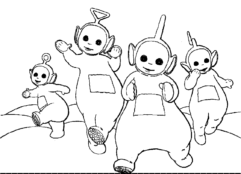 Dessin à colorier: Télétubbies (Dessins Animés) #49929 - Coloriages à Imprimer Gratuits