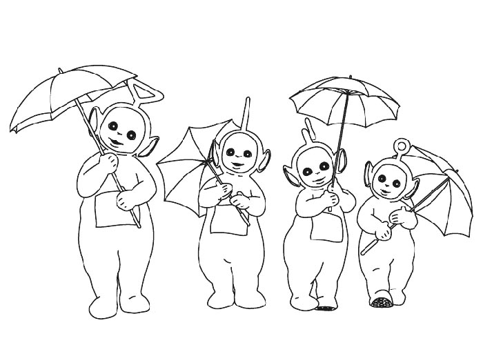 Dessin à colorier: Télétubbies (Dessins Animés) #49937 - Coloriages à Imprimer Gratuits