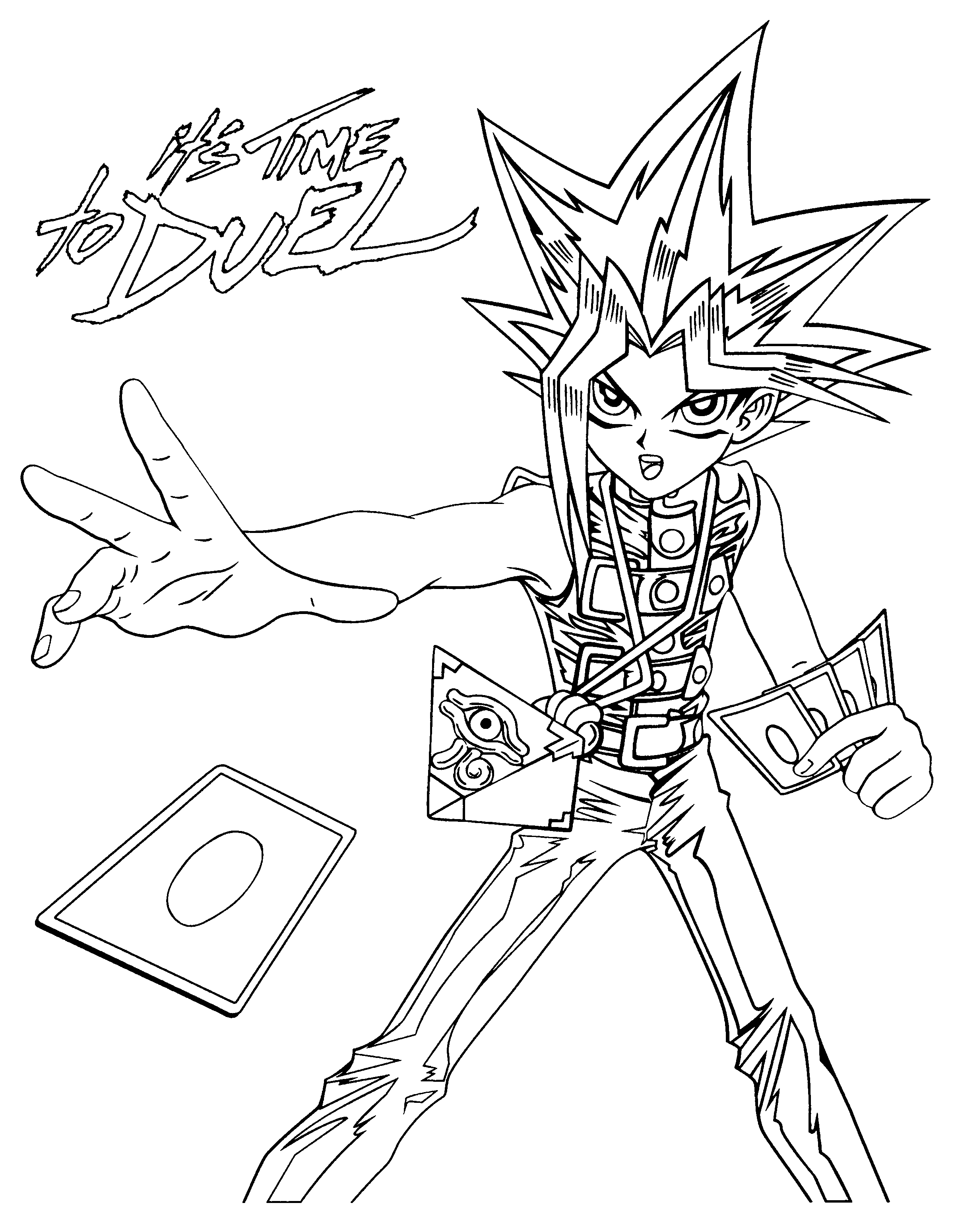 Dessin à colorier: Yu-Gi-Oh! (Dessins Animés) #52978 - Coloriages à Imprimer Gratuits