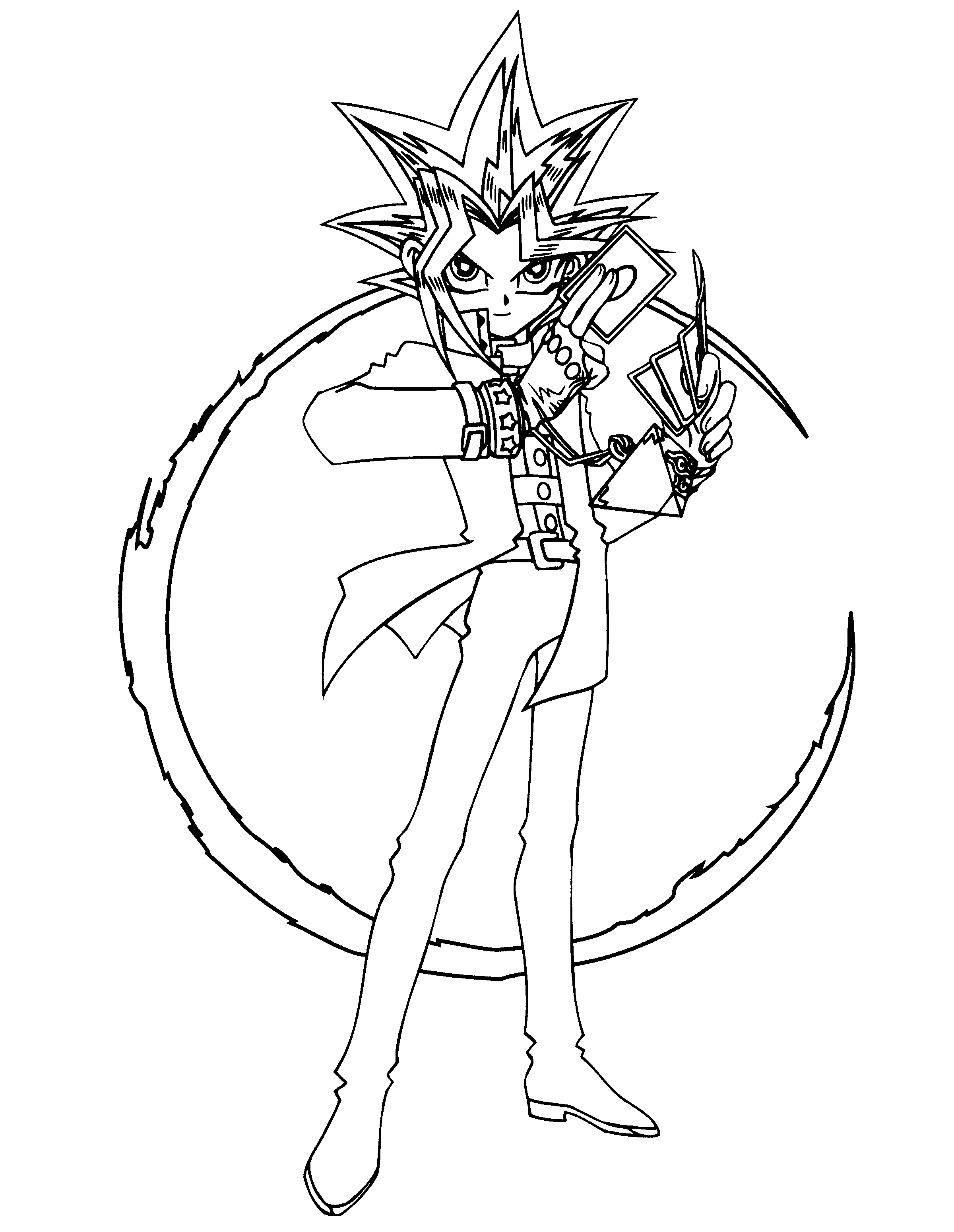 Dessin à colorier: Yu-Gi-Oh! (Dessins Animés) #53013 - Coloriages à Imprimer Gratuits