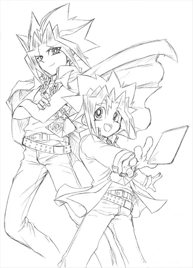 Dessin à colorier: Yu-Gi-Oh! (Dessins Animés) #53028 - Coloriages à Imprimer Gratuits