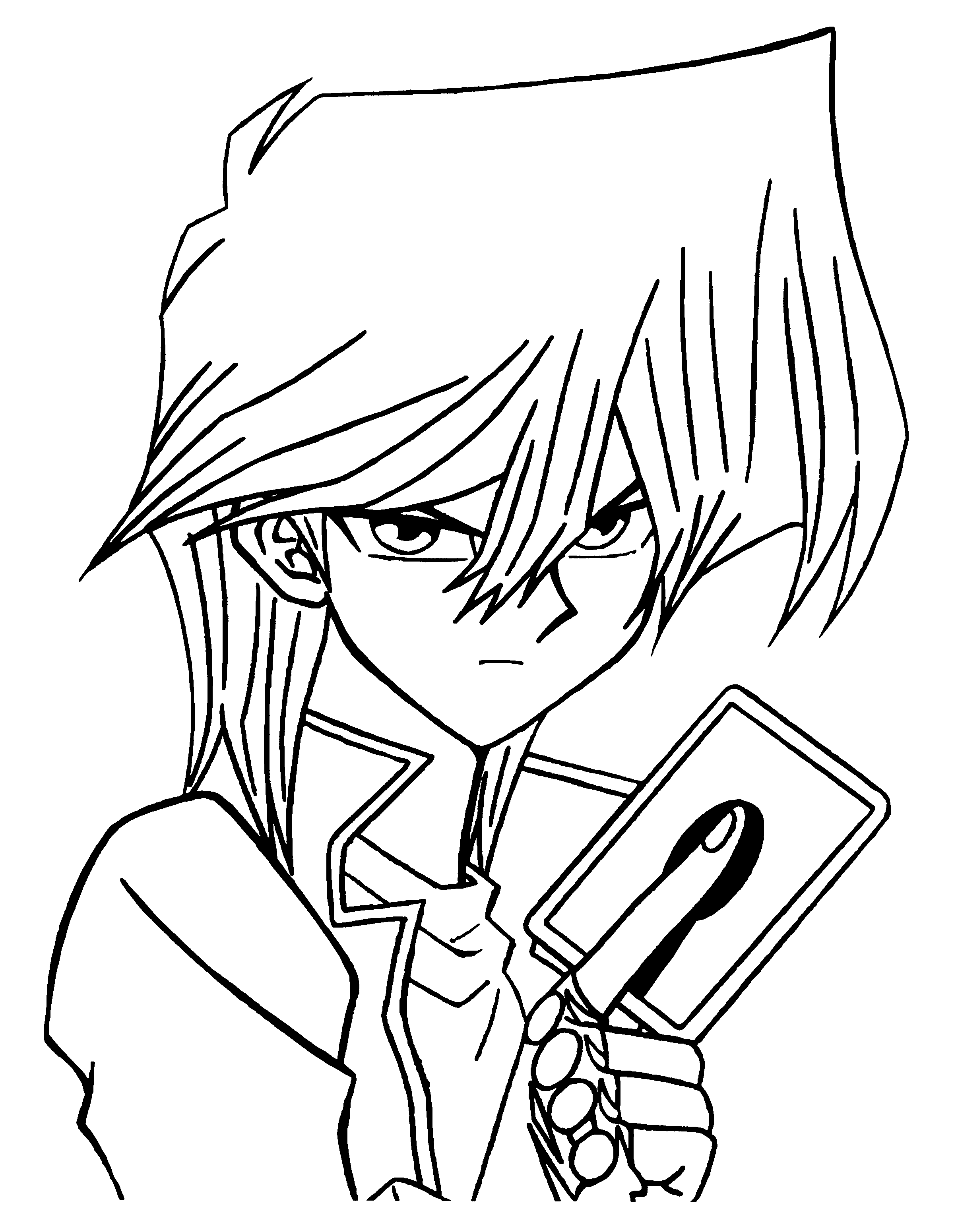 Dessin à colorier: Yu-Gi-Oh! (Dessins Animés) #53041 - Coloriages à Imprimer Gratuits