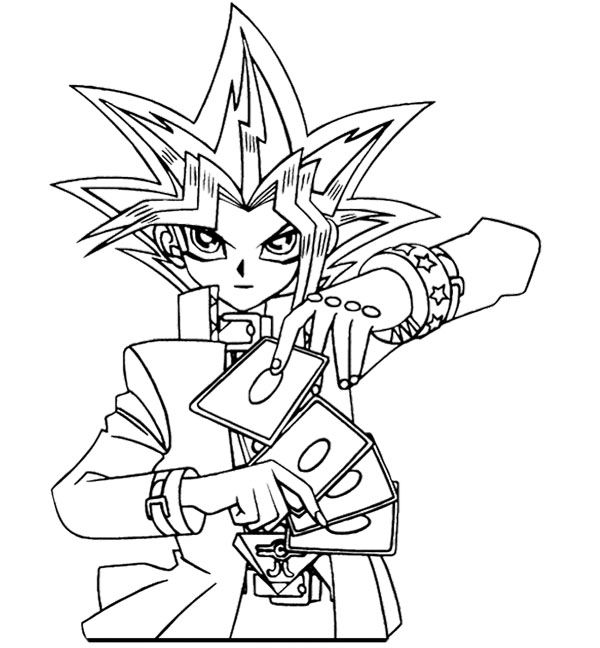 Dessin à colorier: Yu-Gi-Oh! (Dessins Animés) #53114 - Coloriages à Imprimer Gratuits