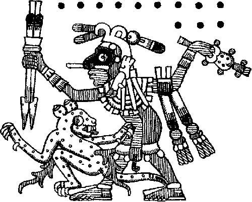 Dessin à colorier: Mythologie Aztèque (Dieux et Déesses) #111530 - Coloriages à Imprimer Gratuits