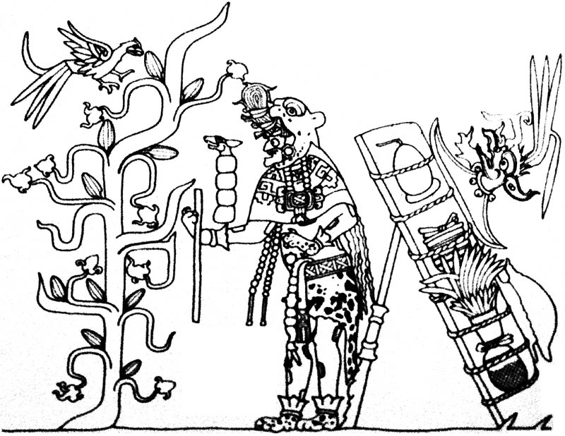 Dessin à colorier: Mythologie Aztèque (Dieux et Déesses) #111672 - Coloriages à Imprimer Gratuits