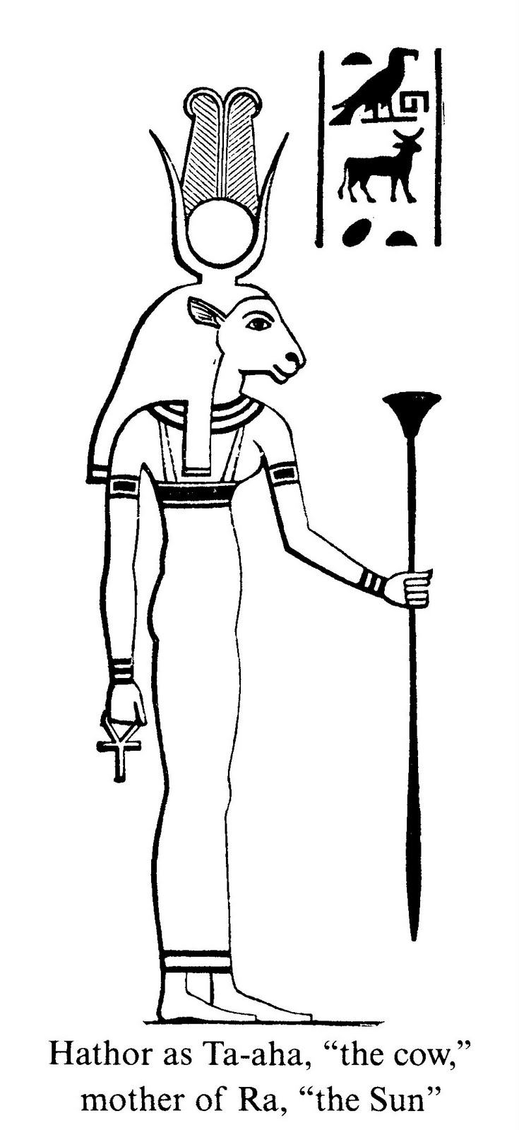 Dessin à colorier: Mythologie Égyptienne (Dieux et Déesses) #111150 - Coloriages à Imprimer Gratuits