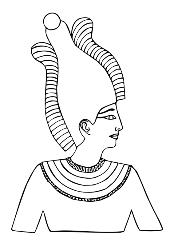 Dessin à colorier: Mythologie Égyptienne (Dieux et Déesses) #111177 - Coloriages à Imprimer Gratuits