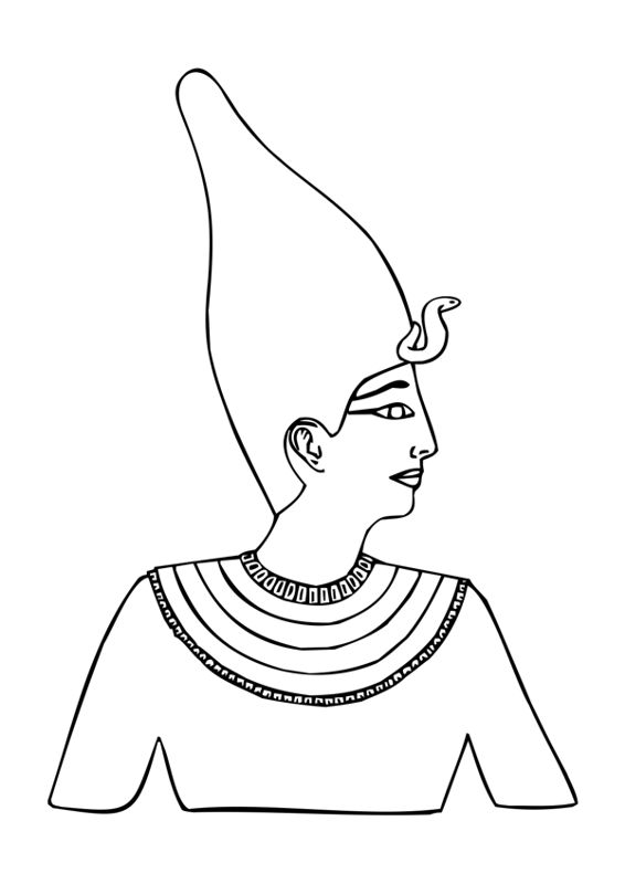 Dessin à colorier: Mythologie Égyptienne (Dieux et Déesses) #111199 - Coloriages à Imprimer Gratuits