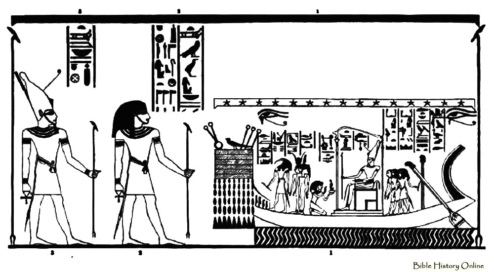 Dessin à colorier: Mythologie Égyptienne (Dieux et Déesses) #111210 - Coloriages à Imprimer Gratuits