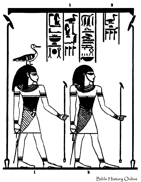 Dessin à colorier: Mythologie Égyptienne (Dieux et Déesses) #111235 - Coloriages à Imprimer Gratuits
