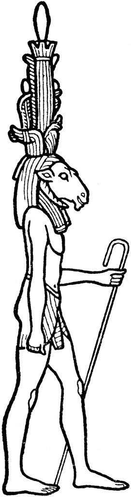 Dessin à colorier: Mythologie Égyptienne (Dieux et Déesses) #111267 - Coloriages à Imprimer Gratuits