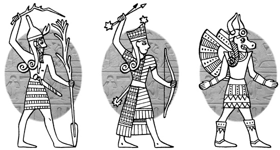 Dessin à colorier: Mythologie Égyptienne (Dieux et Déesses) #111285 - Coloriages à Imprimer Gratuits