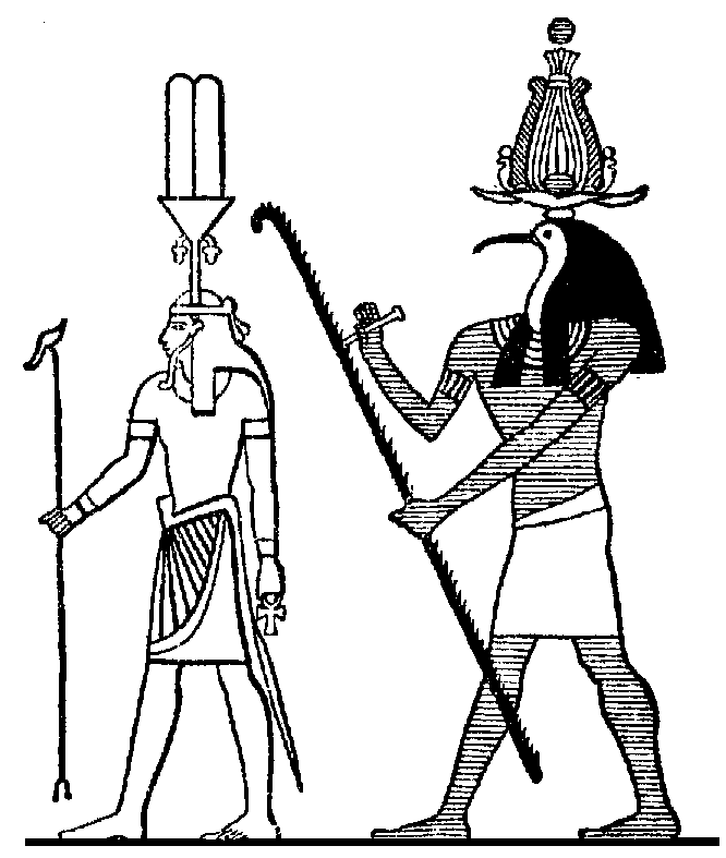 Dessin à colorier: Mythologie Égyptienne (Dieux et Déesses) #111294 - Coloriages à Imprimer Gratuits