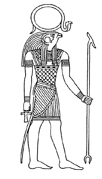Dessin à colorier: Mythologie Égyptienne (Dieux et Déesses) #111400 - Coloriages à Imprimer Gratuits
