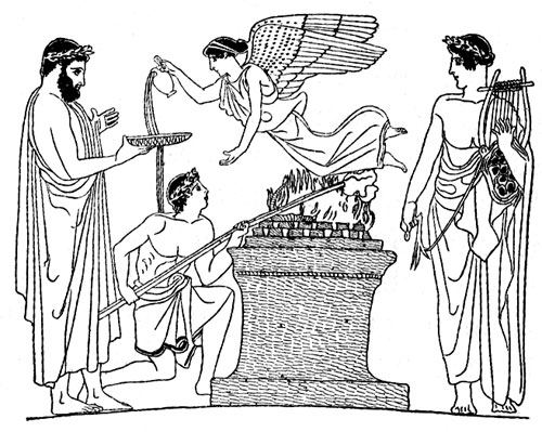 Dessin à colorier: Mythologie Grecque (Dieux et Déesses) #109632 - Coloriages à Imprimer Gratuits