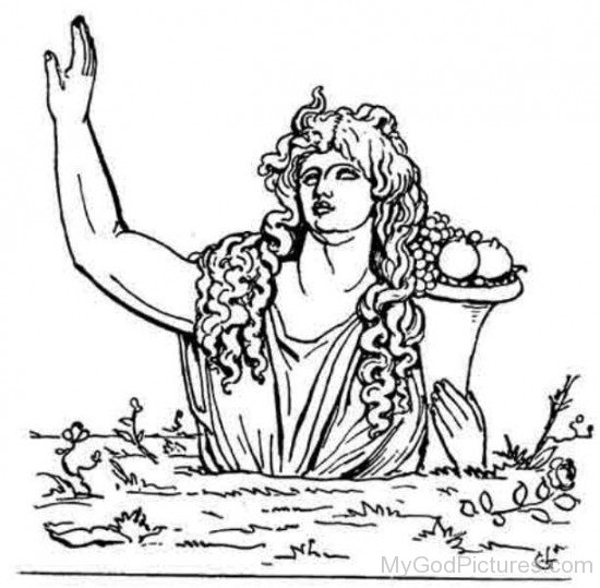Dessin à colorier: Mythologie Grecque (Dieux et Déesses) #109974 - Coloriages à Imprimer Gratuits