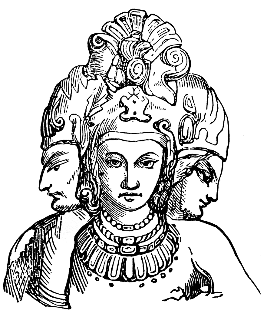 Dessin à colorier: Mythologie Hindou (Dieux et Déesses) #109241 - Coloriages à Imprimer Gratuits