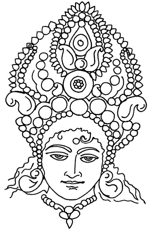 Dessin à colorier: Mythologie Hindou (Dieux et Déesses) #109325 - Coloriages à Imprimer Gratuits