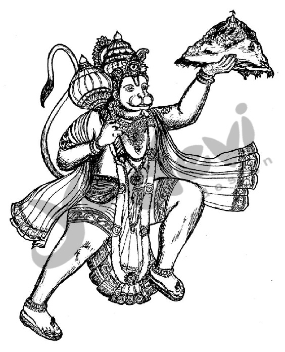 Dessin à colorier: Mythologie Hindou (Dieux et Déesses) #109351 - Coloriages à Imprimer Gratuits
