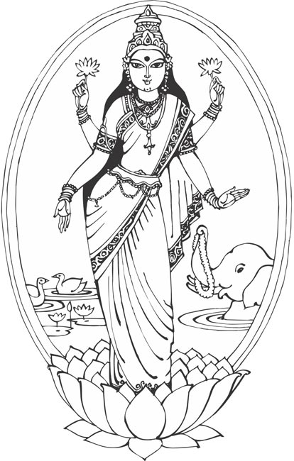 Dessin à colorier: Mythologie Hindou (Dieux et Déesses) #109359 - Coloriages à Imprimer Gratuits