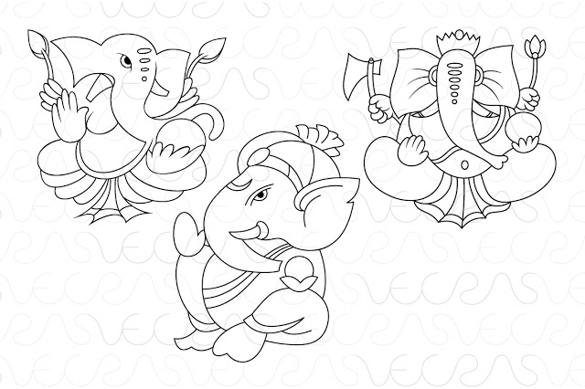 Dessin à colorier: Mythologie Hindou (Dieux et Déesses) #109365 - Coloriages à Imprimer Gratuits