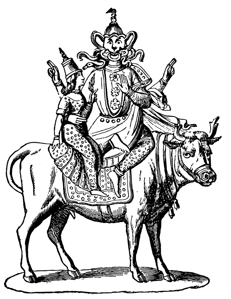 Dessin à colorier: Mythologie Hindou (Dieux et Déesses) #109406 - Coloriages à Imprimer Gratuits