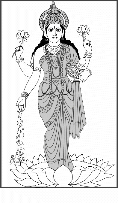 Dessin à colorier: Mythologie Hindou (Dieux et Déesses) #109442 - Coloriages à Imprimer Gratuits