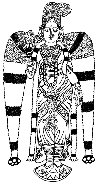 Dessin à colorier: Mythologie Hindou (Dieux et Déesses) #109475 - Coloriages à Imprimer Gratuits