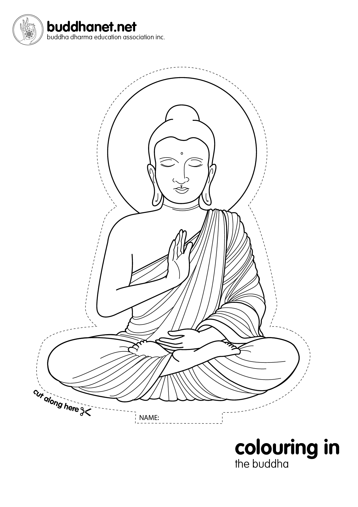 Dessin à colorier: Mythologie Hindou: Bouddha (Dieux et Déesses) #89532 - Coloriages à Imprimer Gratuits