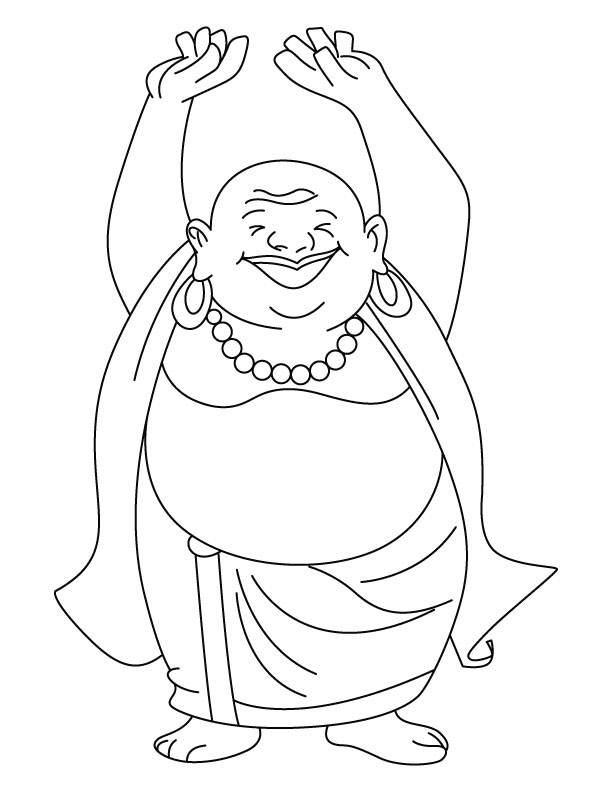 Dessin à colorier: Mythologie Hindou: Bouddha (Dieux et Déesses) #89564 - Coloriages à Imprimer Gratuits