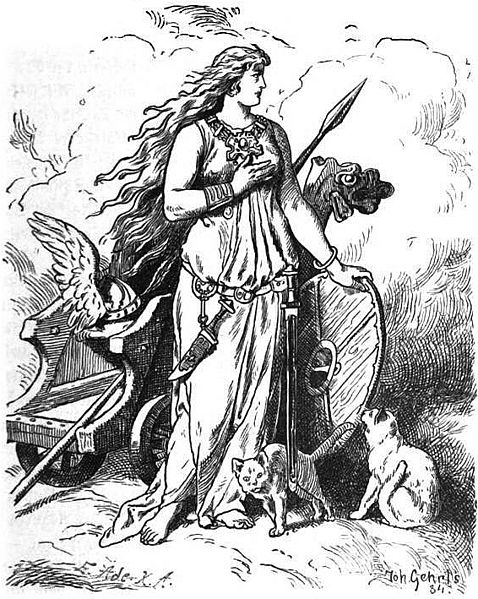 Dessin à colorier: Mythologie Nordique (Dieux et Déesses) #110431 - Coloriages à Imprimer Gratuits