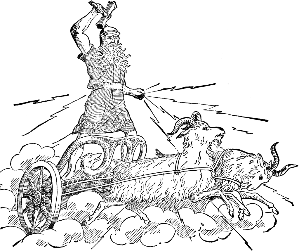 Dessin à colorier: Mythologie Nordique (Dieux et Déesses) #110499 - Coloriages à Imprimer Gratuits
