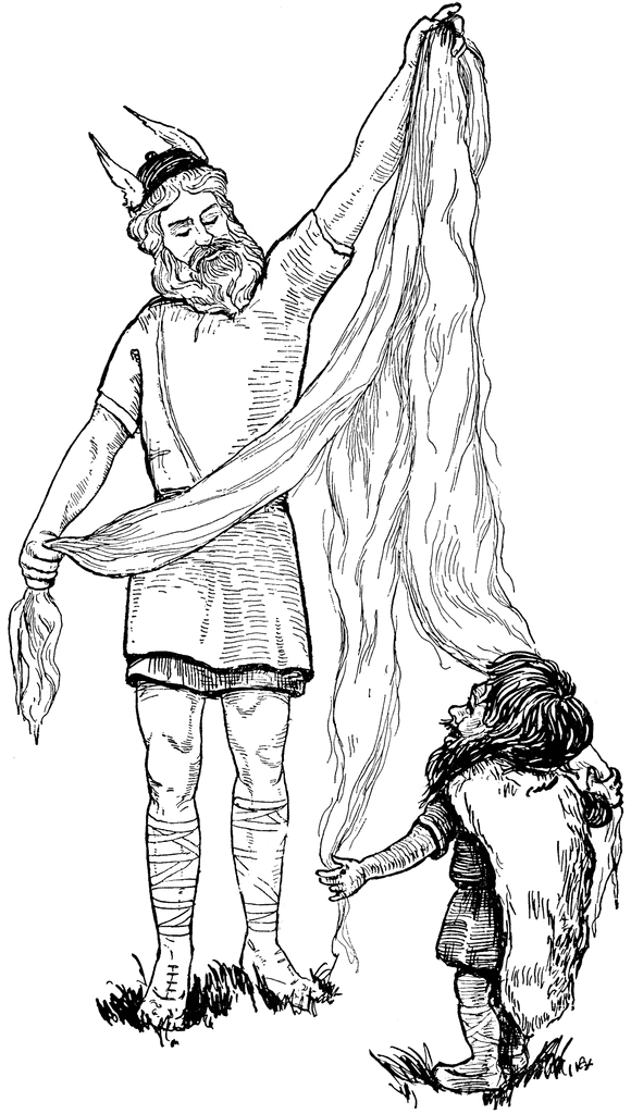 Dessin à colorier: Mythologie Nordique (Dieux et Déesses) #110533 - Coloriages à Imprimer Gratuits