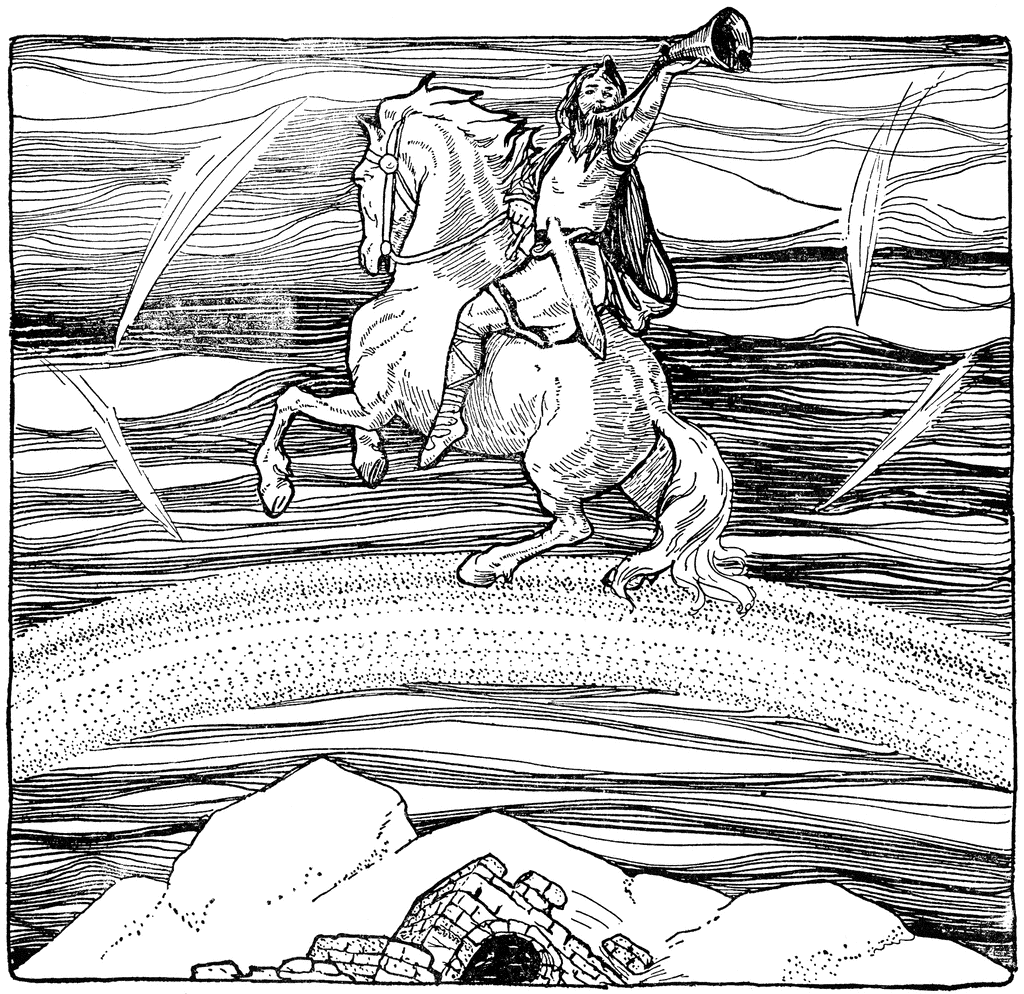 Dessin à colorier: Mythologie Nordique (Dieux et Déesses) #110548 - Coloriages à Imprimer Gratuits