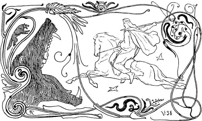 Dessin à colorier: Mythologie Nordique (Dieux et Déesses) #110557 - Coloriages à Imprimer Gratuits