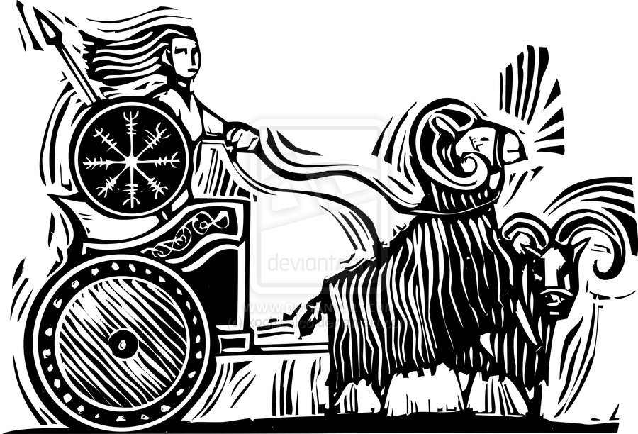 Dessin à colorier: Mythologie Nordique (Dieux et Déesses) #110591 - Coloriages à Imprimer Gratuits