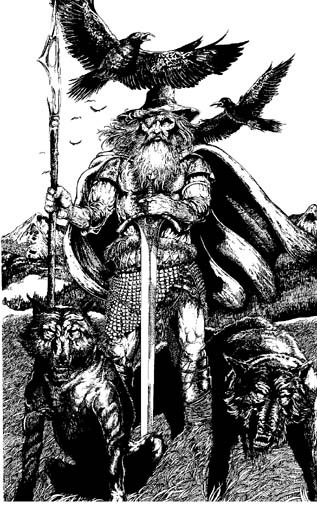 Dessin à colorier: Mythologie Nordique (Dieux et Déesses) #110593 - Coloriages à Imprimer Gratuits
