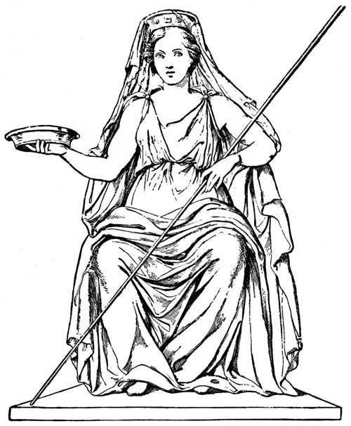 Dessin à colorier: Mythologie Romaine (Dieux et Déesses) #110018 - Coloriages à Imprimer Gratuits