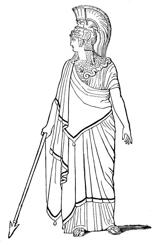 Dessin à colorier: Mythologie Romaine (Dieux et Déesses) #110031 - Coloriages à Imprimer Gratuits