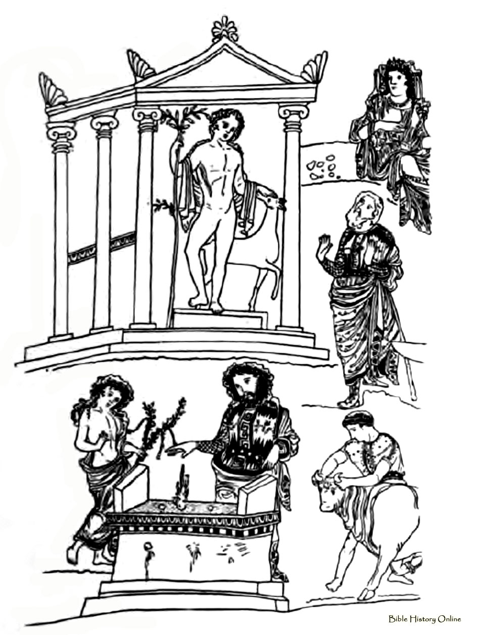 Dessin à colorier: Mythologie Romaine (Dieux et Déesses) #110063 - Coloriages à Imprimer Gratuits