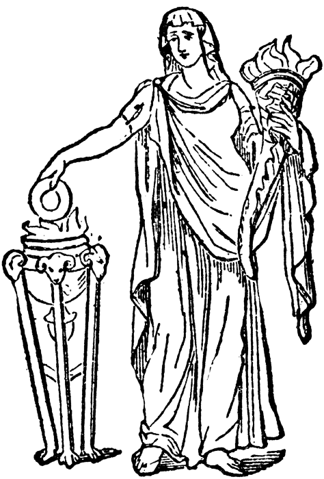 Dessin à colorier: Mythologie Romaine (Dieux et Déesses) #110074 - Coloriages à Imprimer Gratuits