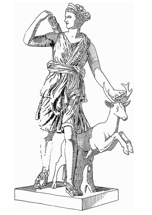 Dessin à colorier: Mythologie Romaine (Dieux et Déesses) #110102 - Coloriages à Imprimer Gratuits
